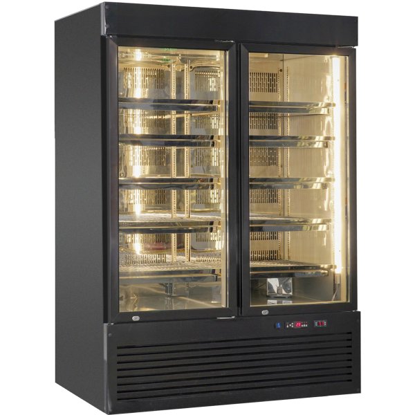 Professional Meat Dry Ageing Maturing Refrigerator Double Door 1000lt Black | Adexa RB1220B