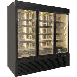 Professional Meat Dry Ageing Maturing Refrigerator Triple Door 1500lt Black | Adexa RB1860B