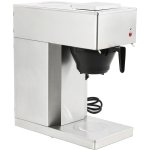 Commercial Filter Coffee maker Manual fill 1 glass jug 2 hotplates | Adexa RB286W