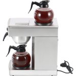 Commercial Filter Coffee maker Manual fill 2 glass jugs 2 hotplates | Adexa RB386