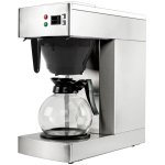 Commercial Filter Coffee maker Manual fill 1 glass jug 2 hotplates | Adexa RB386AD1