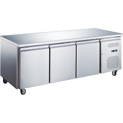 Professional Refrigerated Counter 3 doors Depth 600mm | Adexa THSNACK3100TN