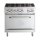 Professional Stainless Steel Gas Range Oven (8kW/hr) with 6 Burners (36kW/hr) and Removable Overshelf | Adexa RGR36X