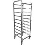 Commercial Dishwasher Basket Trolley Stainless steel 9 levels 550x510x1700mm | Adexa RT5509