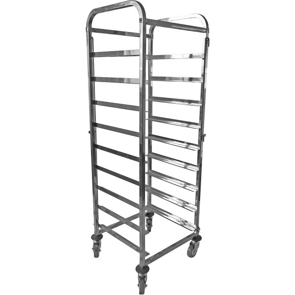 Commercial Dishwasher Basket Trolley Stainless steel 9 levels 550x510x1700mm | Adexa RT5509