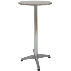 Bar Table Aluminium 600mm Round Indoors & Outdoors | Adexa SC059A