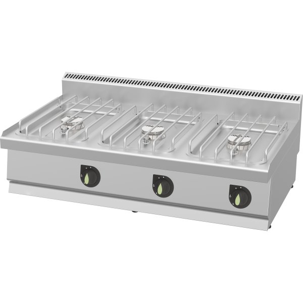 Professional High power Gas cooker 3 burners 28.8kW | Adexa SC1270G