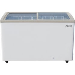 Commercial Display Chest freezer Curved Sliding glass lid 359 litres | Adexa SD451S