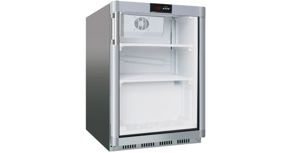 Commercial Refrigerator Undercounter Glass door 130 litres 