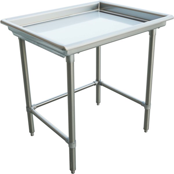 B GRADE Commercial Stainless Steel Dish Sorting Table 914mm Width | Adexa SRT36 B GRADE