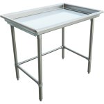 Commercial Stainless Steel Dish Sorting Table 1219mm Width | Adexa SRT48
