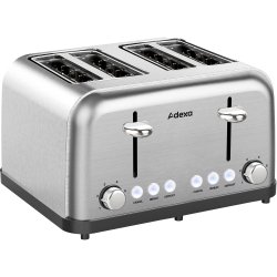 Commercial 4 Slot Toaster 4 slices | Adexa SS4ST