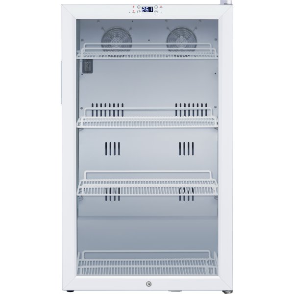 Medical Refrigerator Upright Glass door 4 Shelf | Adexa SW75