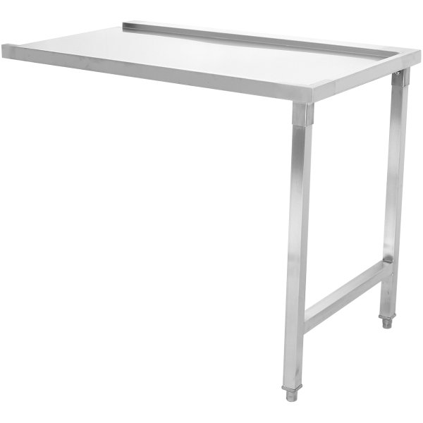 Unloading table Right side 600x650x850mm No bottom shelf No splashback Stainless steel | Adexa SWT6065L