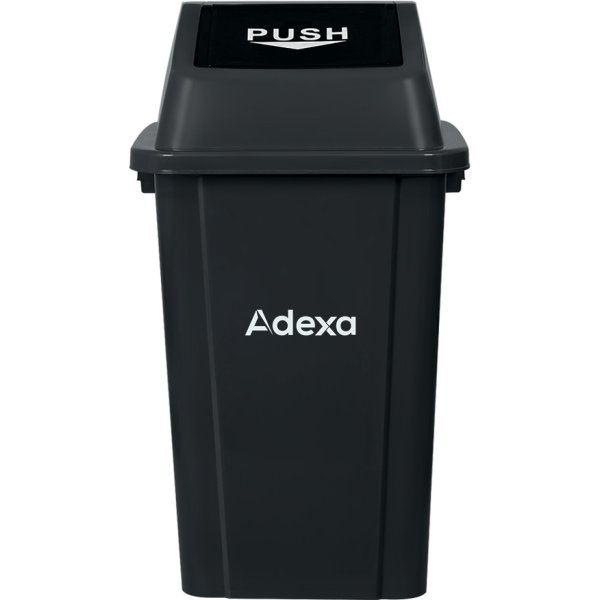 Plastic Waste Bin 100 litres Black | Adexa TB100Y