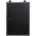 Professional Grey and Black Wall Mounted Tool Cabinet with Key 400x200x600mm | Adexa TC001