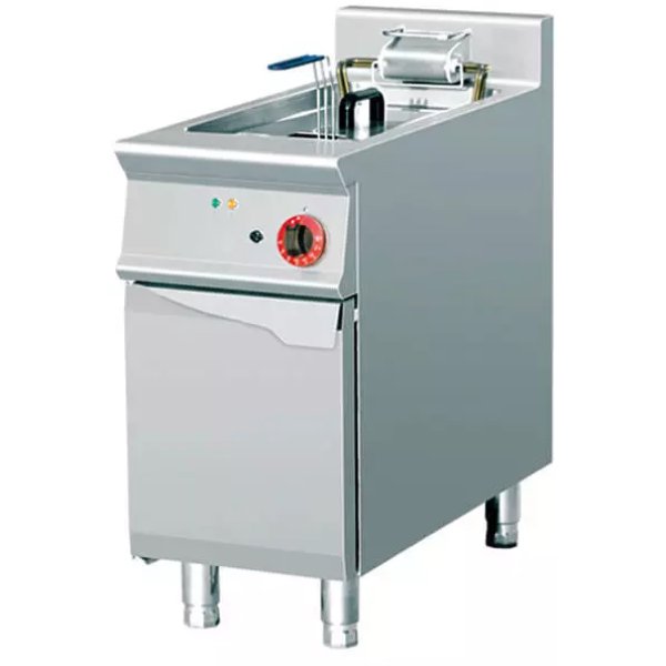 Heavy Duty Free standing Fryer Electric Single tank 28 litres 12kW | Adexa THE9F28