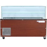 Refrigerated Counter with Display 4xGN1/1 | Adexa THSAI158S