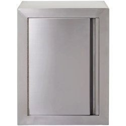 Wall cabinet with Hinged Door Stainless steel Width 600mm Depth 400mm | Adexa VWC64D