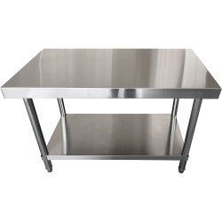 Professional Work table Stainless steel Bottom shelf 800x600x850mm | Adexa TOR8060