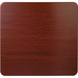 Seamless Square Table Top Mahogany Wood 24x24" | Adexa TT2424MAHOGANYWOOD