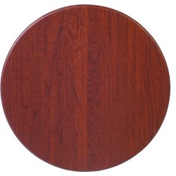 Seamless Round Table Top Mahogany Wood 30" | Adexa TT30RMAHOGANYWOOD