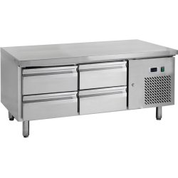 Low Refrigerated Counter 2 drawers 2 doors Depth 700mm | Adexa UGN3110TN
