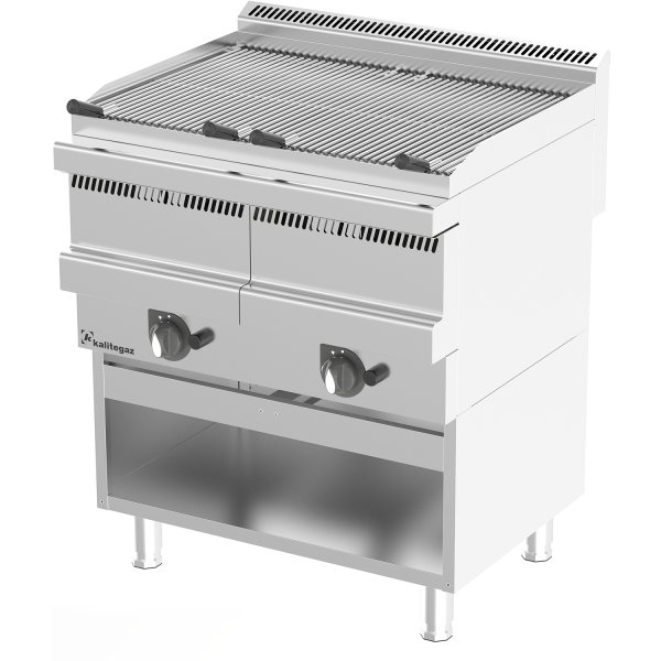 Professional Vapour Grill Gas on Open base 6 burners 22kW | Adexa VG8070GT-KS8070