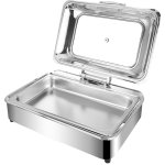 Chafing dish Electric Glass lid Stainless steel 7 litres GN1/1 | Adexa VICCD528