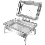 Chafing dish Glass lid Stainless steel 7 litres GN1/1 | Adexa VICLH2103