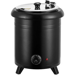 Commercial Soup kettle Black 10 litres | Adexa VICSWI10
