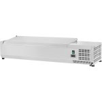 Refrigerated Servery Prep Top 1600mm 7xGN1/4 Depth 330mm Stainless steel lid | Adexa EA16