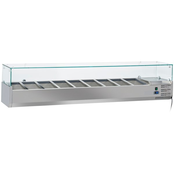 Refrigerated Servery Prep Top 2000mm 9xGN1/3  Depth 150mm | Adexa PT36