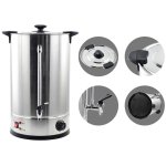 Commercial Water Boiler Double wall 25 litres Stainless steel | Adexa VICWBW25