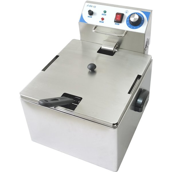 B GRADE Commercial Deep Fat Fryer 12 litres 3kW Countertop | Adexa WH161A B GRADE