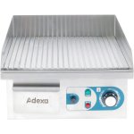 Commercial Griddle Ribbed Small 1 zone 2kW Electric | Adexa WHEG810AR