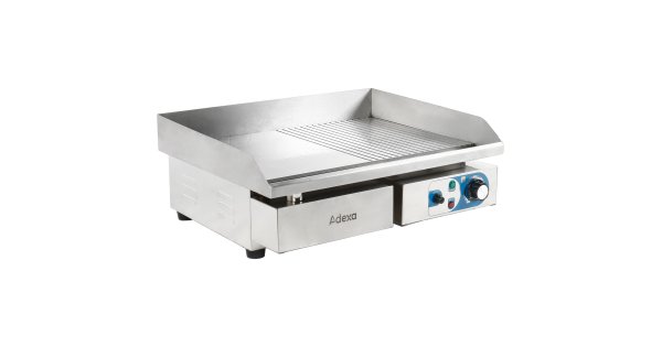 Commercial Griddle Smooth/Ribbed Medium 1 zone 3kW Electric | Adexa  WHEG818AFR