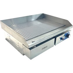 Commercial Griddle Ribbed Medium 1 zone 3kW Electric | Adexa WHEG818AR