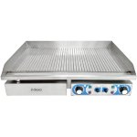 Commercial Griddle Ribbed 728x393mm 2 zones 4.4kW Electric | Adexa WHEG820AR