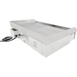Commercial Griddle Ribbed 728x393mm 2 zones 4.4kW Electric | Adexa WHEG820AR
