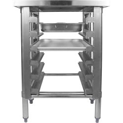 Commercial Equipment Stand with 6 Tier Tray Rack GN1/1 Marine Edges 600x600x600mm | Adexa WHMTR6060