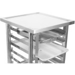 Commercial Equipment Stand with 6 Tier Tray Rack GN1/1 Marine Edges 600x700x600mm | Adexa WHMTR7060