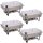 4 pack of Chafing Dish GN1/1 Stainless steel 9 litres | Adexa WHS433
