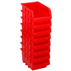 8pcs Small Half Bulk Bin Storage Organiser | Adexa WK0800