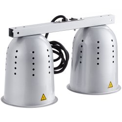 Commercial Suspension Food Warmer 2 heating lamps | Adexa WLB550