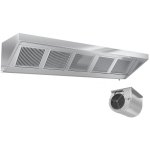 Wall type Extraction canopy with Filter & Fan & Lights & Speed control 2200x900x450mm | Adexa VH229F