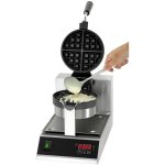 Commercial Premium Waffle maker Round Digital control Single | Adexa WB03D