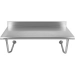 Professional Wall Mounted Work table Stainless steel 1000x600x900mm | Adexa WMTB60100