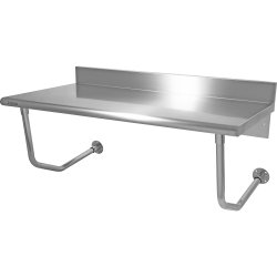 Professional Wall Mounted Work table Stainless steel 800x600x900mm | Adexa WMTB6080