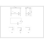 B GRADE Commercial Stainless Steel Work Table Bottom shelf 1200x600x900mm | Adexa WT60120G B GRADE